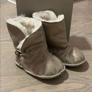 Zara baby girl leather winter boots